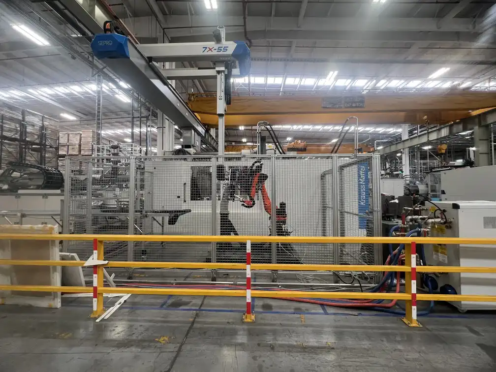 Industrial machinery control and calibration panel